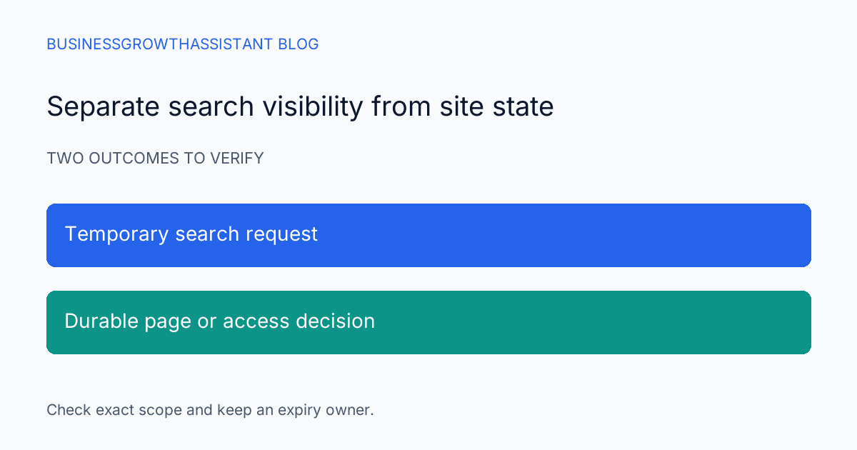 Scope a Search Console Removal Request Before Anyone Submits It