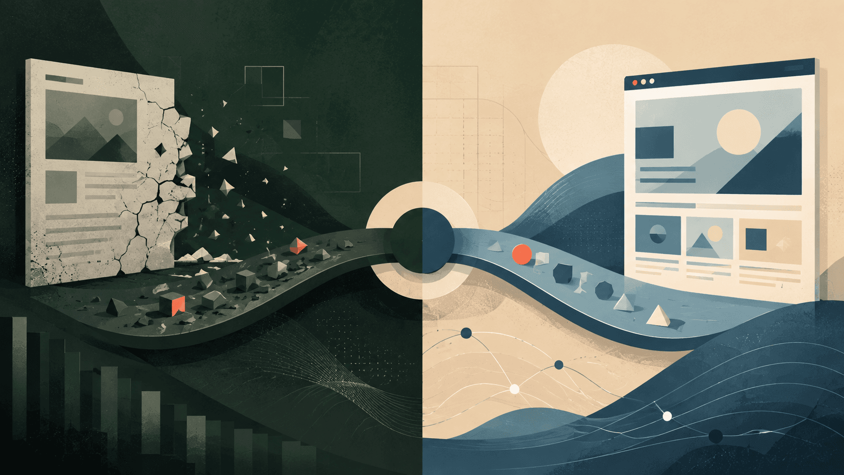 Content Decay or Demand Shift? A Small-Site Diagnostic research illustration