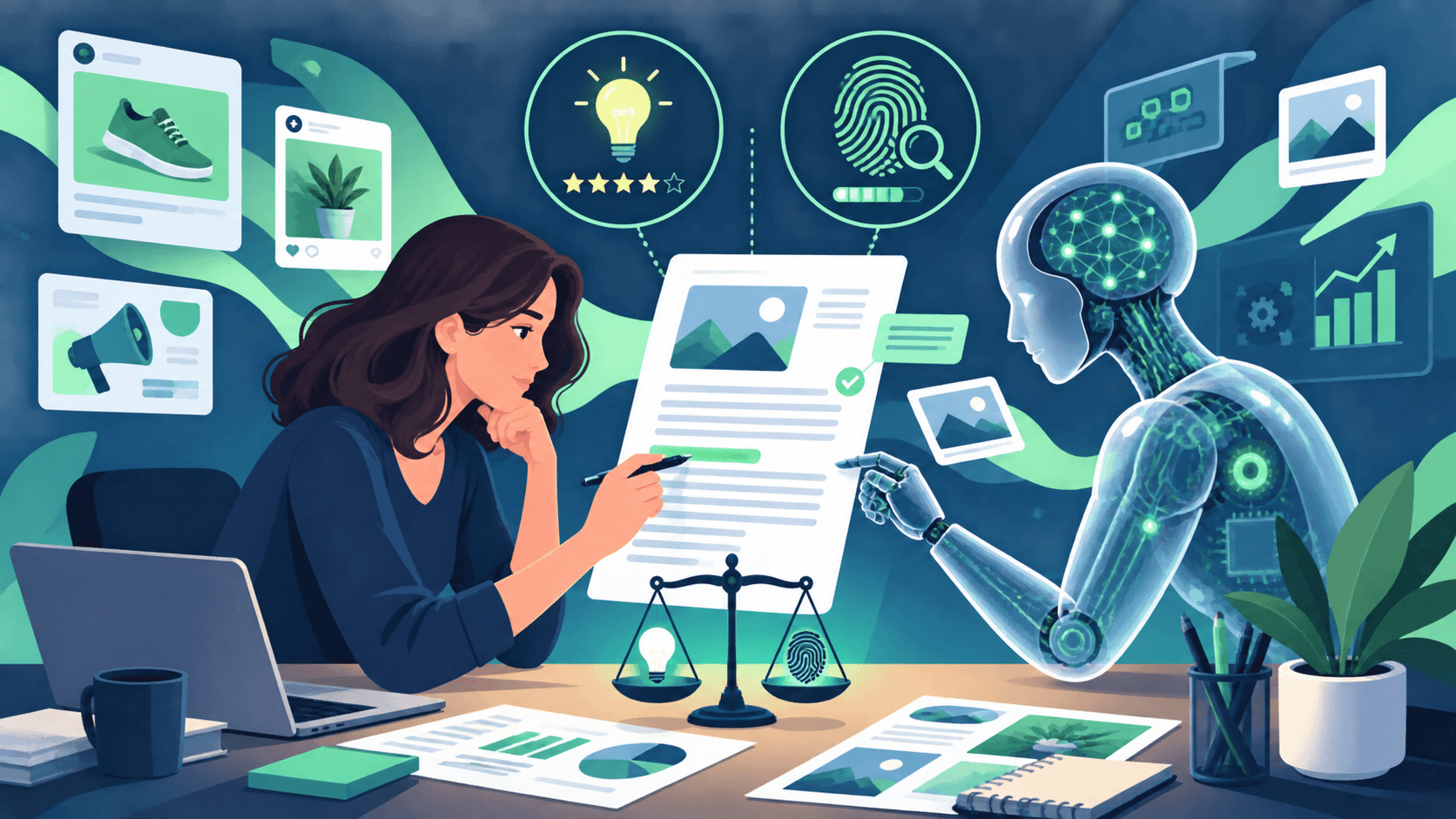 How Should a Small Team Review AI-Assisted Marketing Content? research illustration