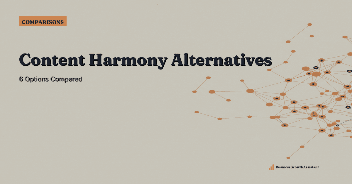 Comparison guide to Content Harmony alternatives for content and SEO teams