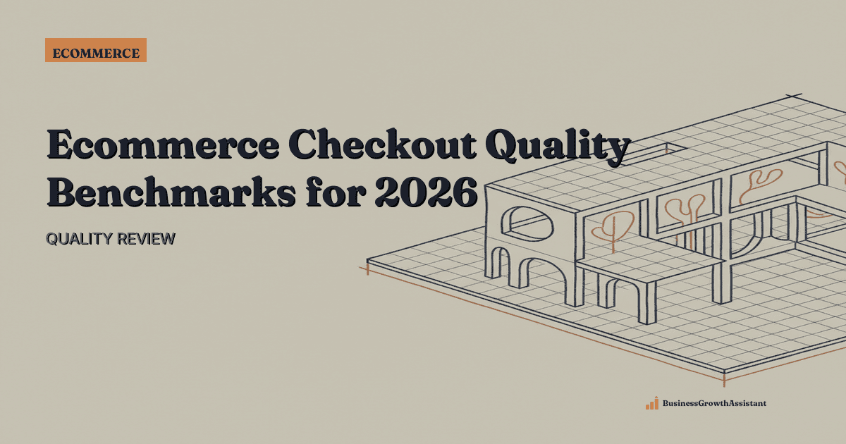 Ecommerce Checkout Quality Benchmarks for 2026 research illustration