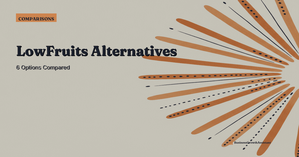 Comparison guide to LowFruits alternatives for content and SEO teams