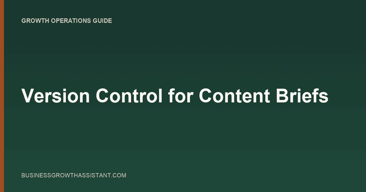Version Control for Content Briefs thumbnail