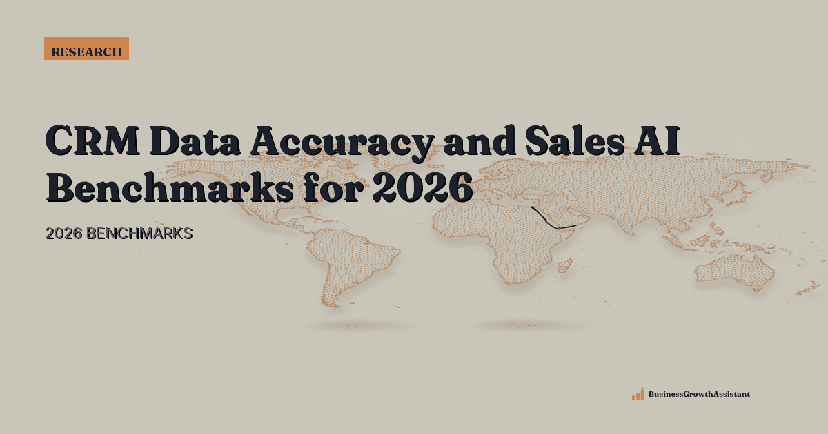 CRM Pipeline Handoff Benchmarks for 2026 research illustration