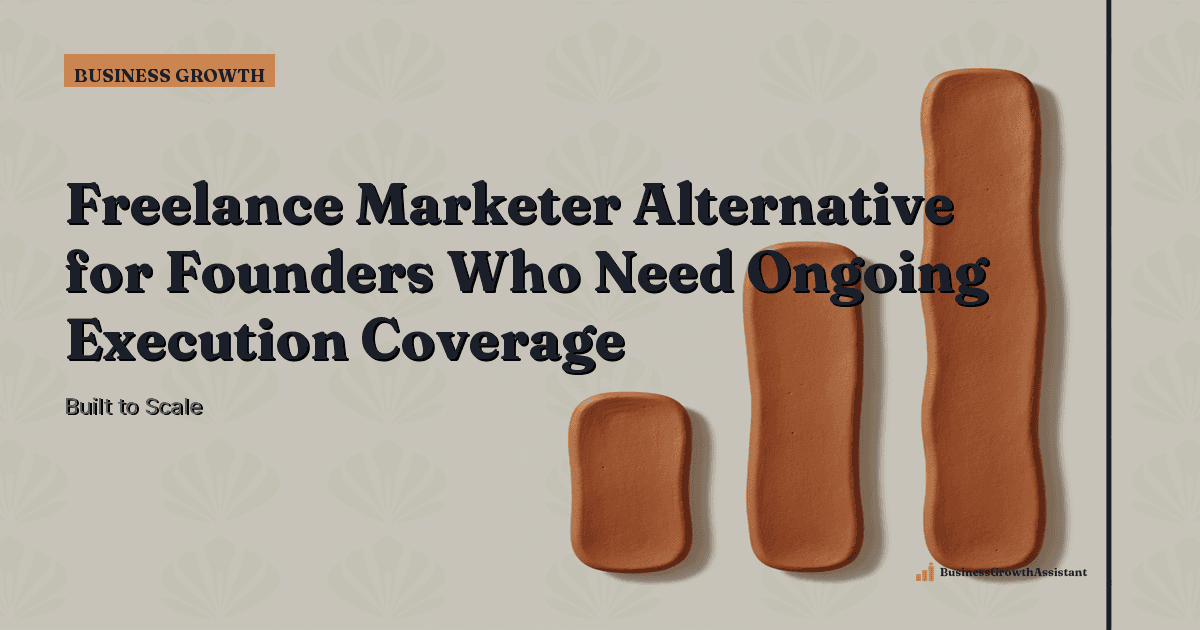 Freelance Marketer Alternative for Founders Who Need Ongoing Execution Coverage