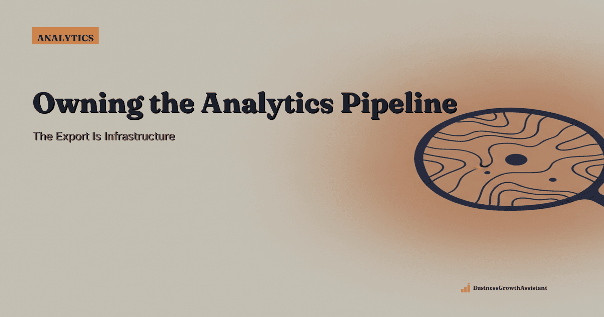 BigQuery Export Ownership Before Delegating Analytics Work research illustration