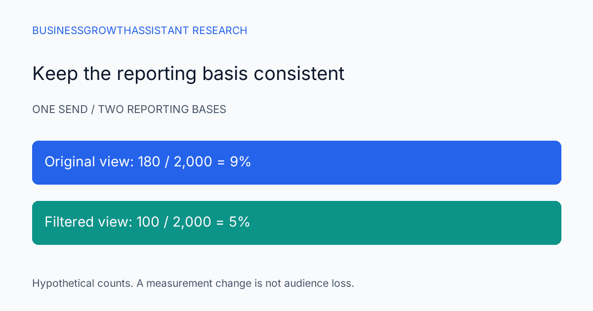 Mailchimp Bot Filtering: Explain a Click-Rate Break Before Rewriting the Campaign research illustration