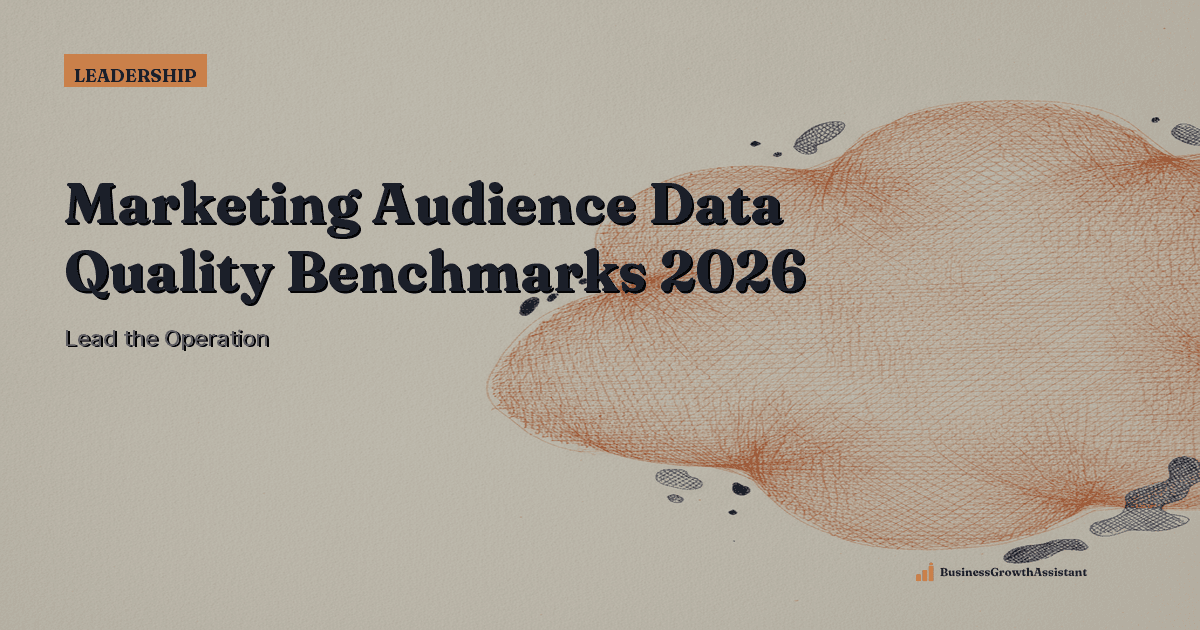 Marketing Audience Data Quality Benchmarks for 2026 research illustration