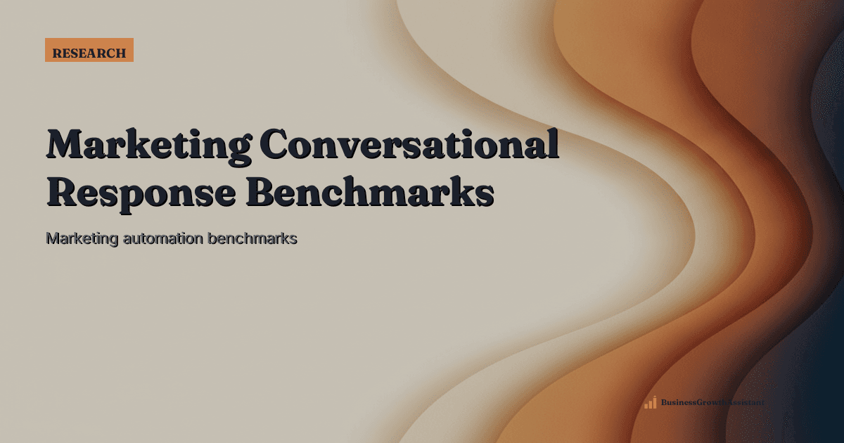 Marketing Conversational Response Benchmarks for 2026 research illustration