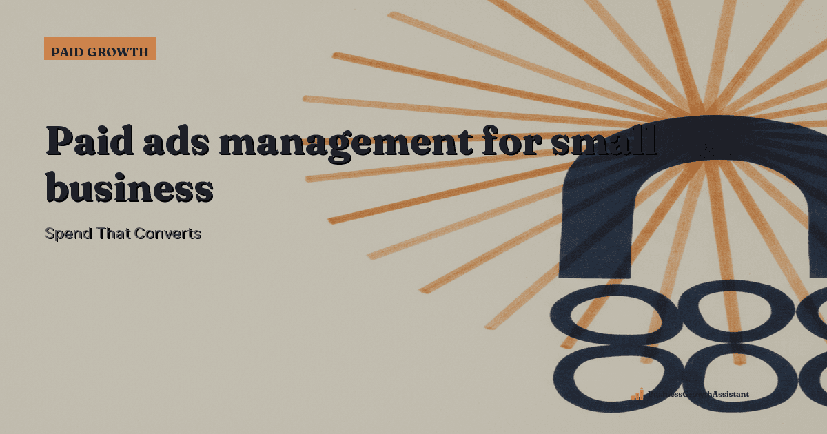Paid ads management for small business