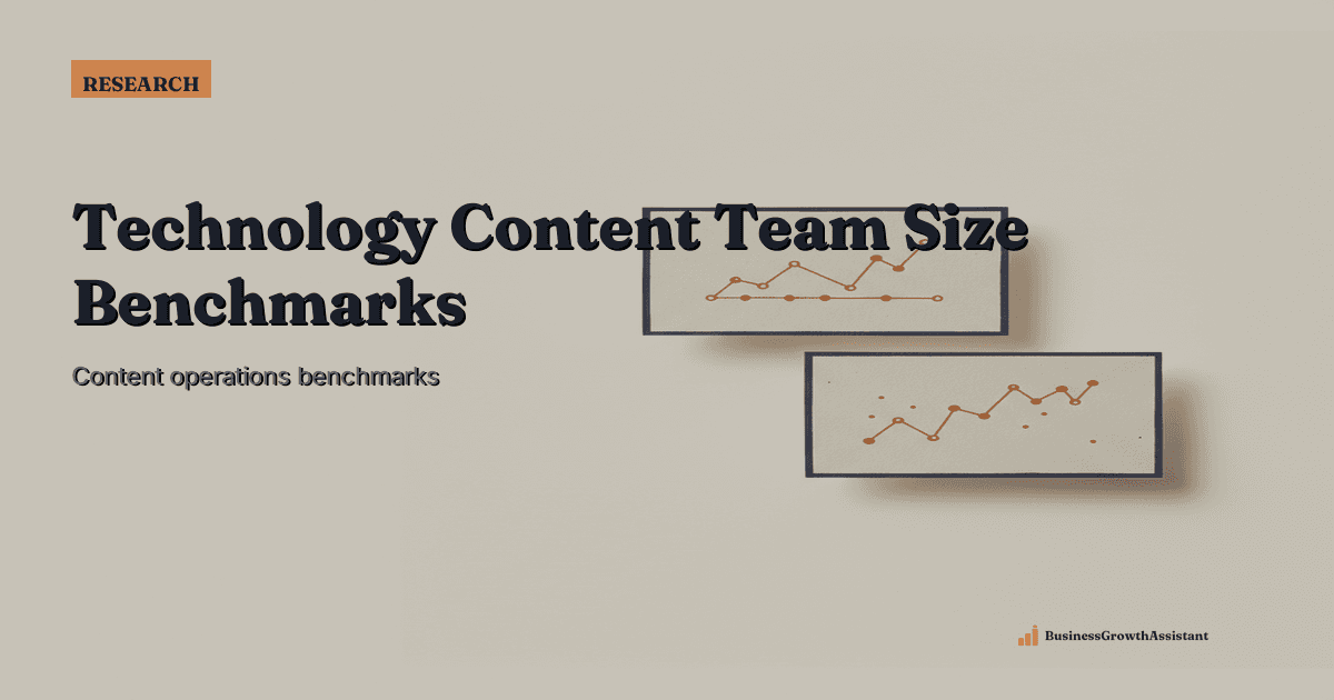 Technology Content Team Size Benchmarks for 2025 research illustration