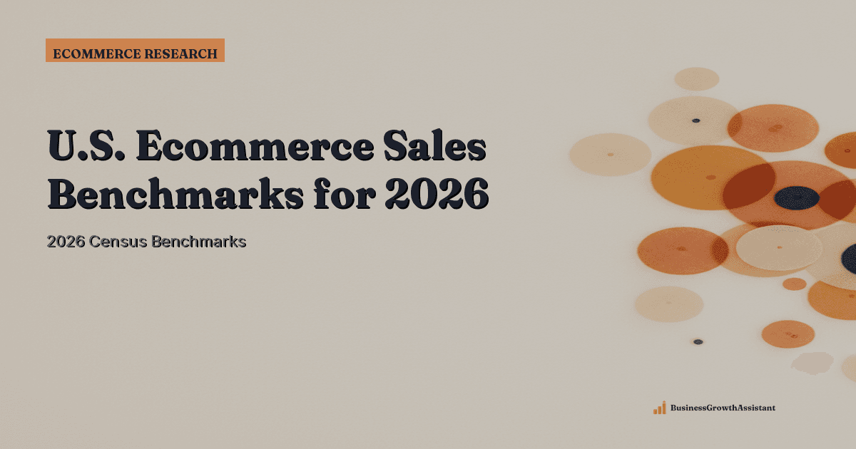 Ecommerce Operations Checklist Benchmarks for 2026 research illustration