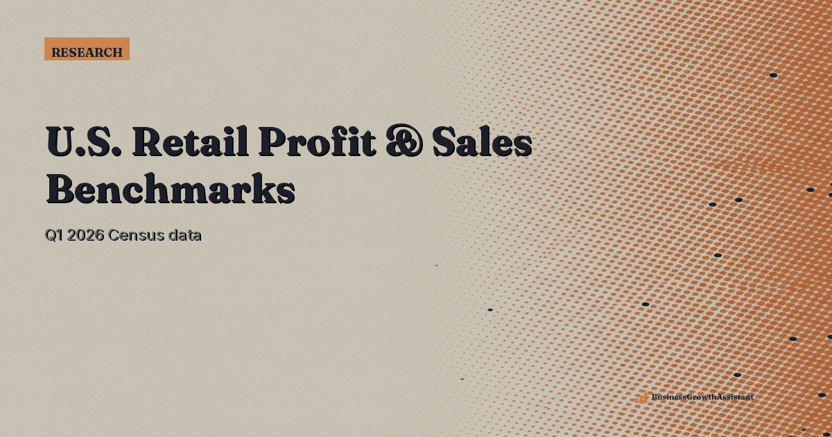 U.S. Retail Profit and Sales Benchmarks for Q1 2026 research illustration