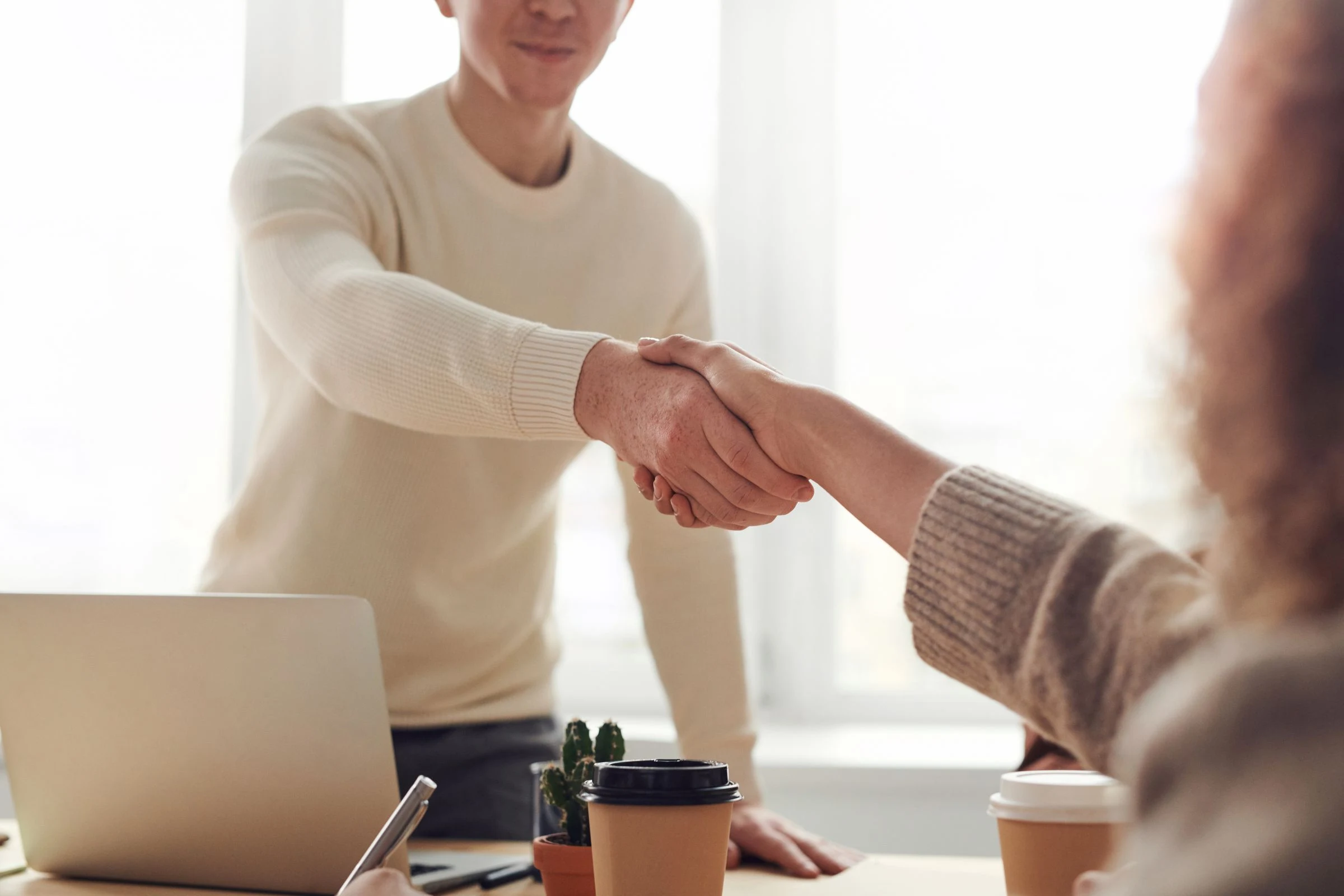 Reporting with a next step in a professional working setting